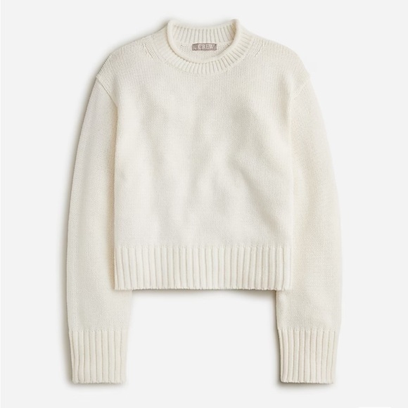 J crew roll neck sweater ivory white - Picture 3 of 5